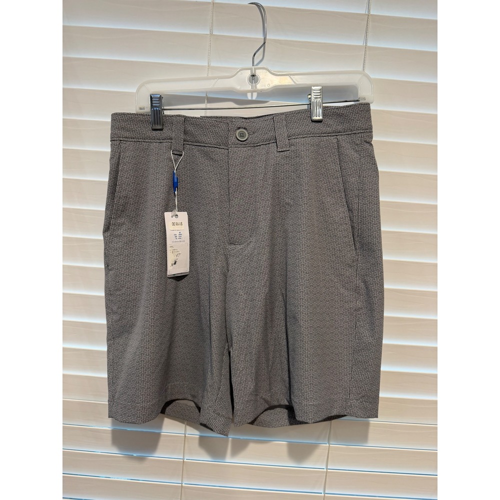 Southern Tide Mens Steel Grey brrr Performance Shorts Geometric Print W30 8in